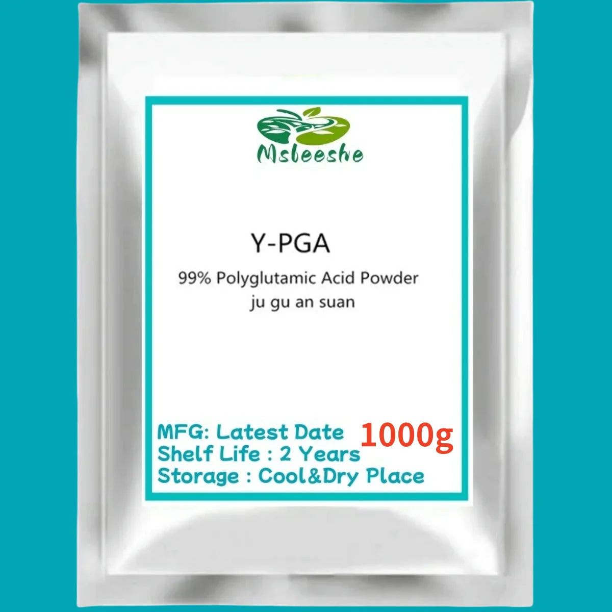 Polyglutamic Acid Powder,pga For Skin Moisturizing And Whitening