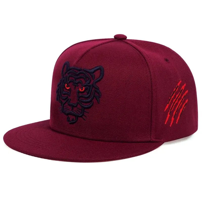 Unisex Tiger Embroidered Hip-Hop Baseball Cap – Adjustable Casual Outdoor Hat - Premium hat from Lizard Vigilante - Just $12.99! Shop now at Lizard Vigilante