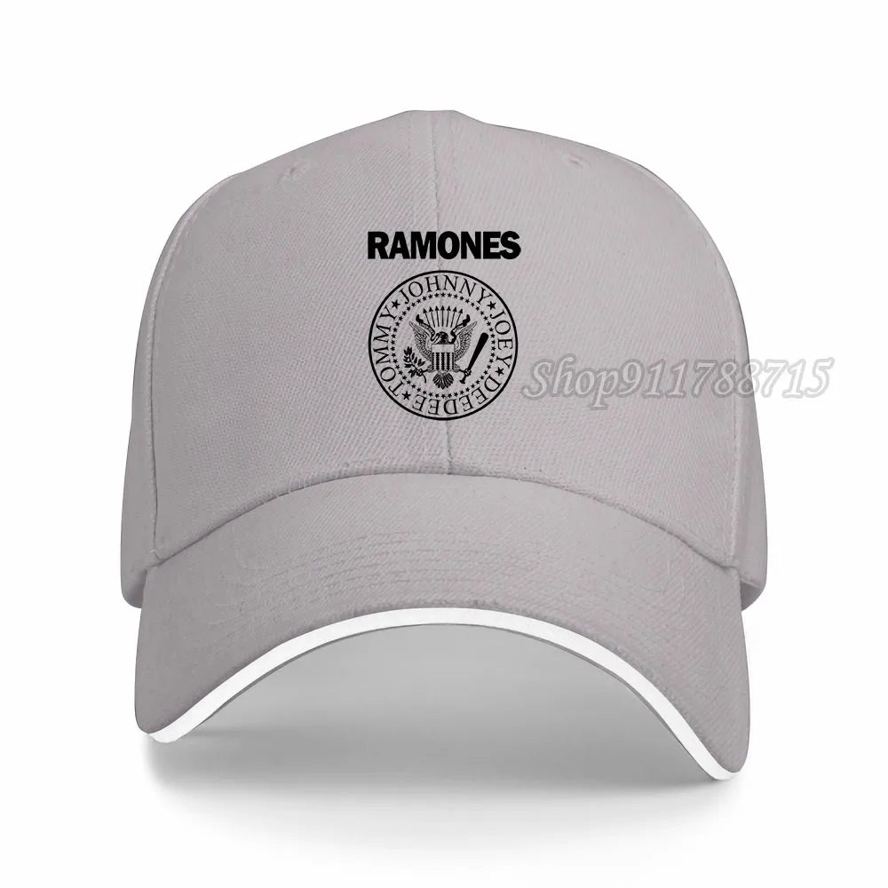 Ramone Seal Graphic Baseball Cap – Punk Rock Forest Hills Album Hat for Men and Women