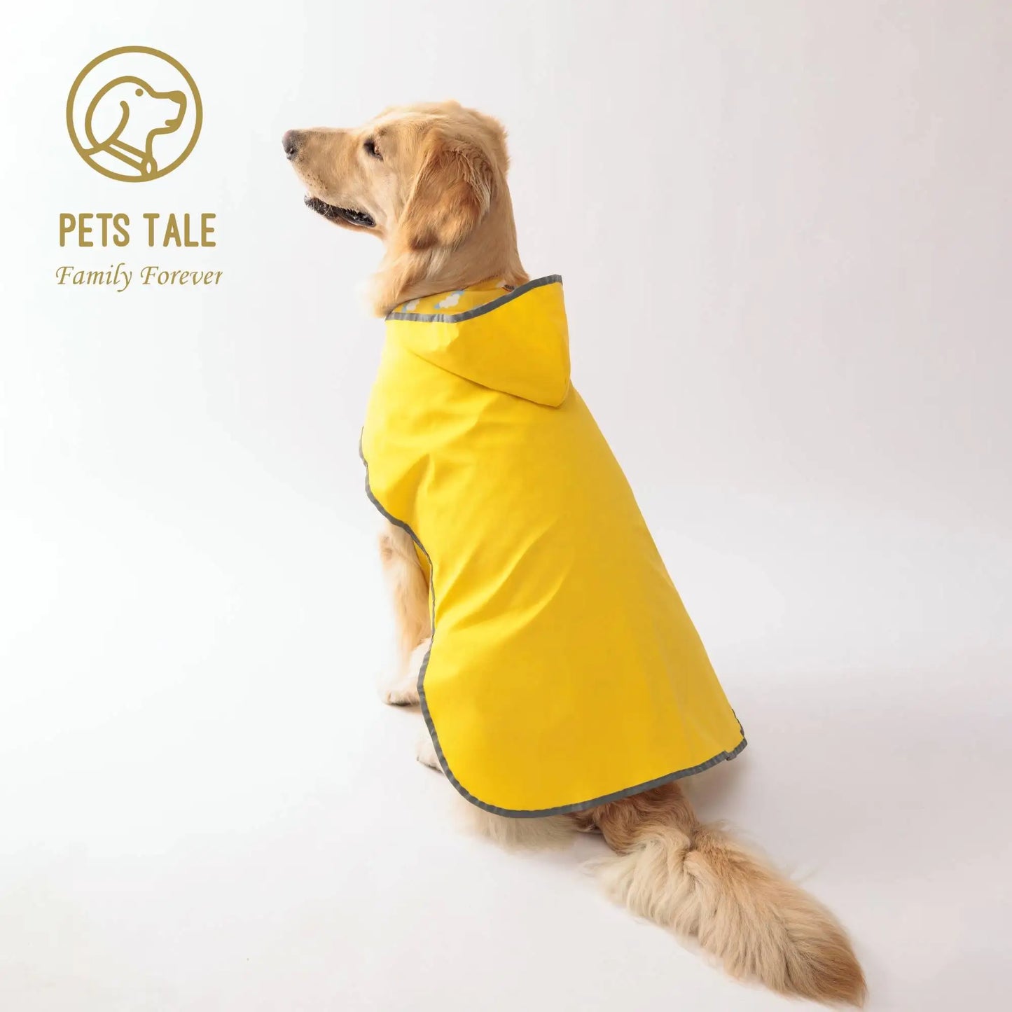 Double-Layer Yellow Raincoat With Two-Way Wear - Keep Your Pup Dry & Stylish! - Premium dog clothes from Lizard Vigilante - Just $19.99! Shop now at Lizard Vigilante