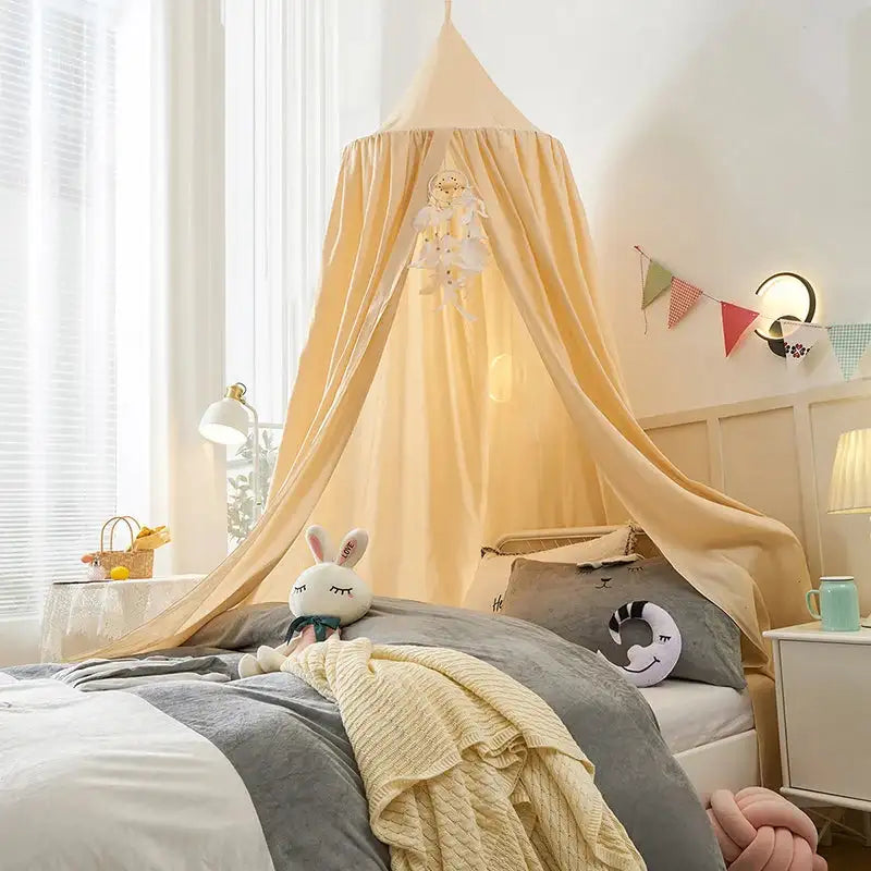 Kids Mosquito Net Baby Crib Curtain Hanging Tent Bed Decor Girl Princess Hanging Bed Canopy Living Corner Play Reading NookDecor