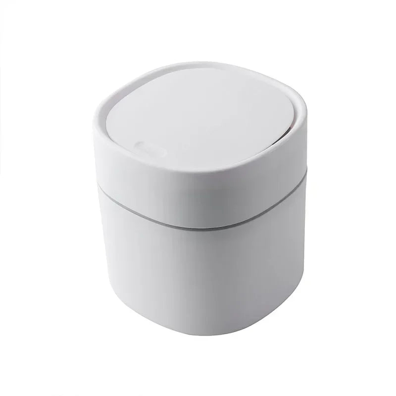 Desktop Garbage Basket, Home Table Plastic Trash Can, Office Supplies, Small Waste Bins, Dustbins, Sundries Barrel Box, Mini