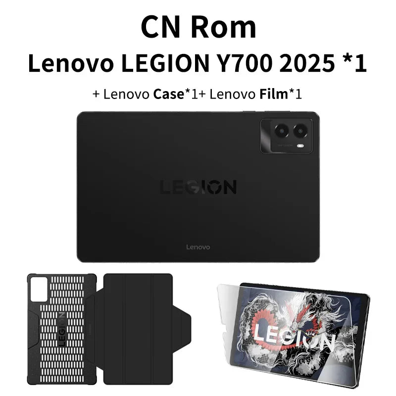Lenovo Legion Y700 2025 8.8-inch gaming tablet Snapdragon 8 Gen3/8 core /Android 14 /12GB256GB/16GB512GB/WIFI/Black