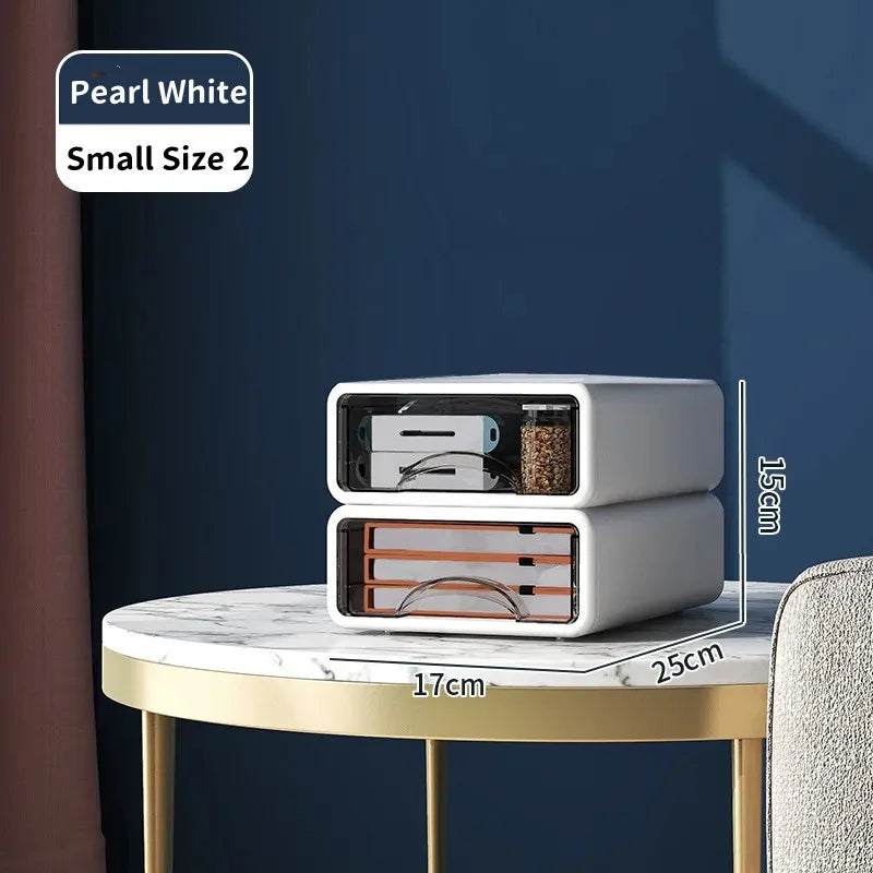 Storage Drawers Desk Organizer Box Desk Stationery Drawer Storage Toiletries Organizer Box Clutter Desk Shelving Home Storage