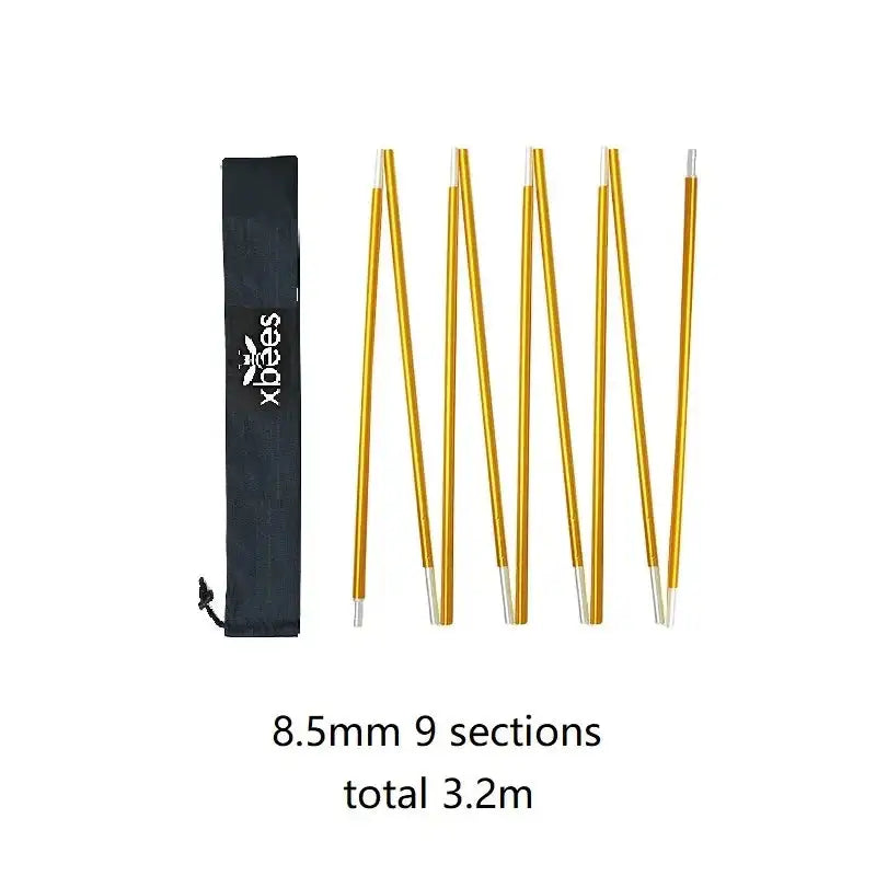 Camping Alloy Tent Poles DIY Tent Rod Skeleton 8.5mm 9.5mm 11mm