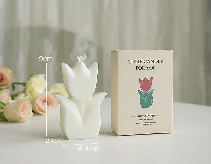 Exquisite Tulip-Fragrance Candles: Ideal Wedding Keepsakes, Luxurious Home Ambiance & Heartfelt Birthday Presents for Women