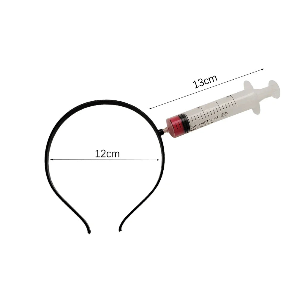 Halloween Decor Accessories Hair Hoop Horror Blood Fake Ax Saws Knife Gothic Headband Halloween Party Masquerade Cosplay Prop