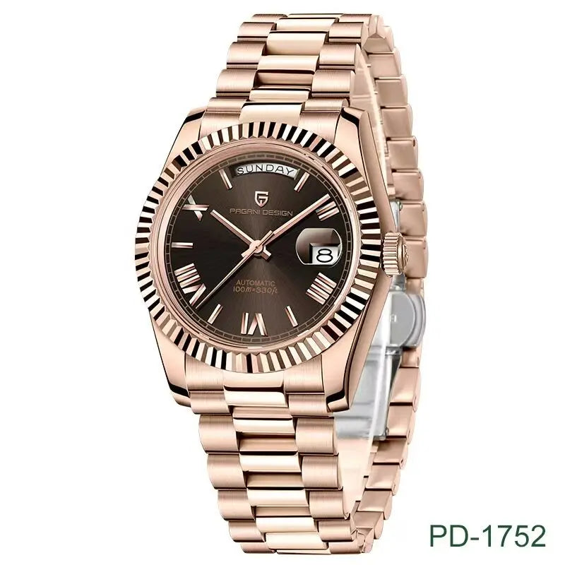 PAGANI DESIGN 2024 New Men's Watches Mechanical Top brand Luxury Automatic Watch For Men AR Sapphire glass Calendar Wrist watch - Premium from Lizard Vigilante - Just $110.99! Shop now at Lizard Vigilante