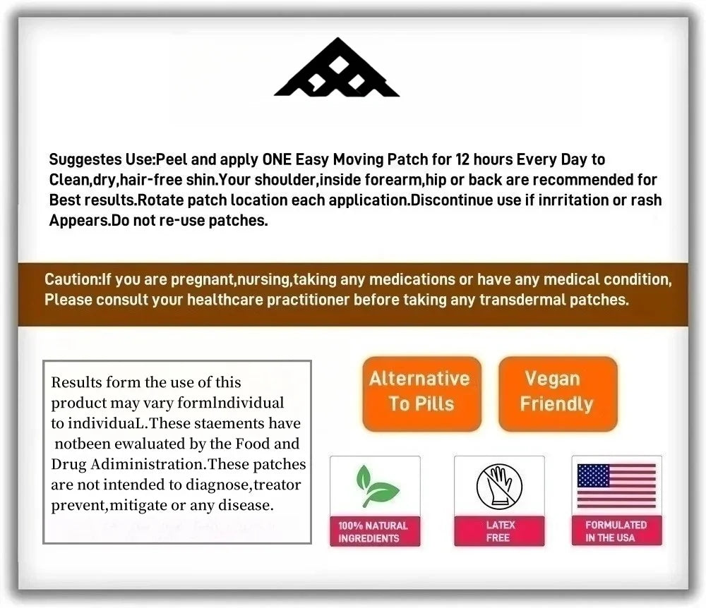 30 Patches Hydrolyzed Collagen Peptides Tablets with Vitamin C, E & Biotin, Transdermal Patches Hair, Skin, Nail, & Joint Health