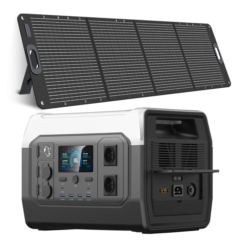 XP1000 Volt Raider Solar Power Arsenal | 1024Wh LiFePO4 Power Station + Foldable 400W/200W Solar Chaos Kit