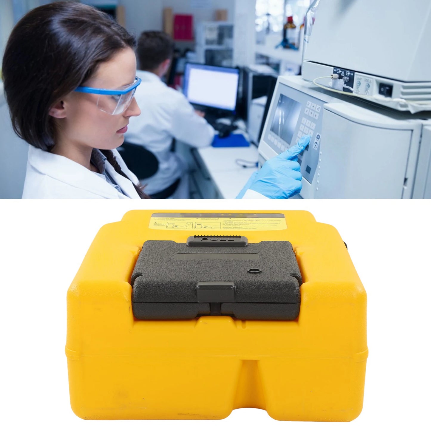 Deadeye 53 – Emergency Eye Wash Station (14 Gal Wall-Mounted, Refillable, No Plumbing)