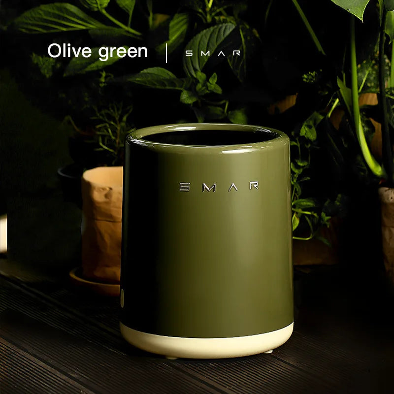 Large Capacity Garbage Bin Household Living Room Bedroom Double-layer Garbage Bin Light Luxury Style Paper Basket Storage Bin