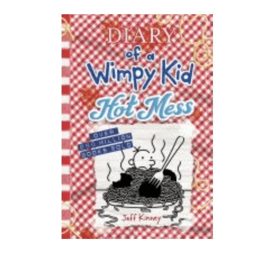 Jeff Kinney's Hot Mess Diary of a Wimpy Kid Book 19 Hardcover Early Learning Book