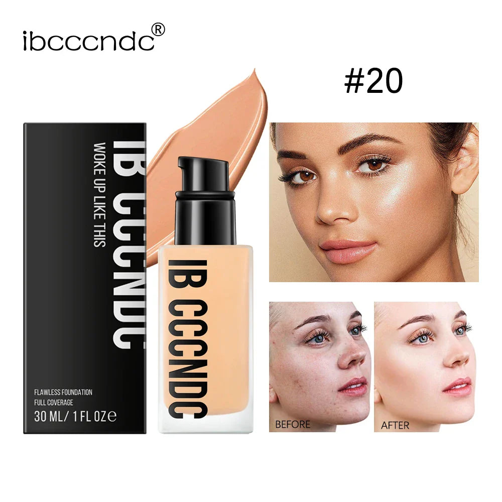 High Coverage Foundation Foundation Face Cream Cosmetic Foundations Makeup Waterproof Mist Korean Makeup Base Make Up Cc Bb Full