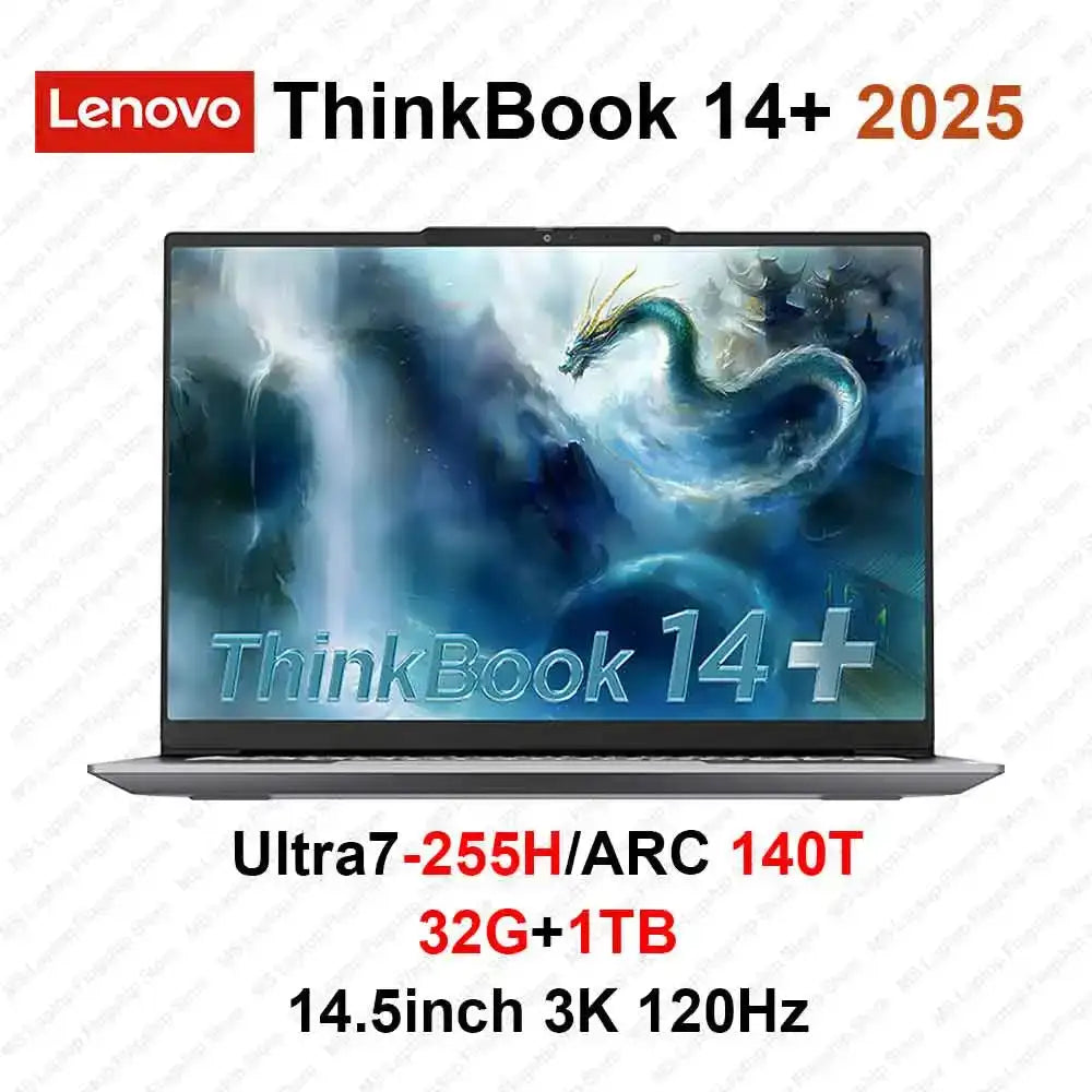 【2025 New】Lenovo ThinkBook 14+ U5-225H/U7-255H/U9-285H Arc 130T/140T 14.5inch 3K 120Hz Matte Screen