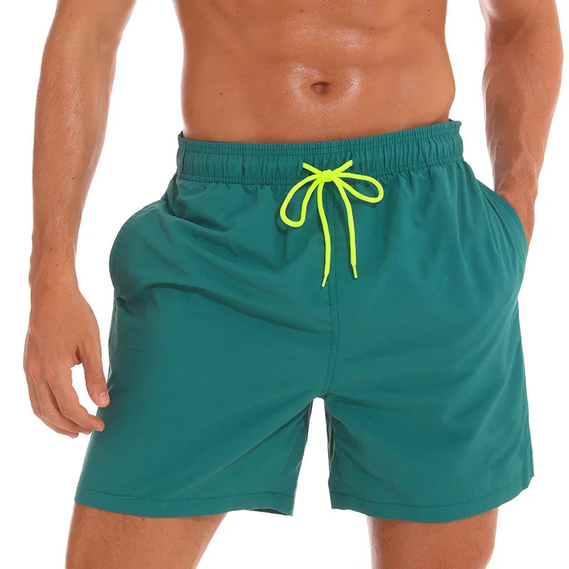 ESCATCH Hot Sale Swimming Shorts Men Surf Board Summer Sport Beach Shorts De Bain Homme Swimwear Pants Quick Dry Solid Swimsuit - Premium from Lizard Vigilante - Just $60.99! Shop now at Lizard Vigilante