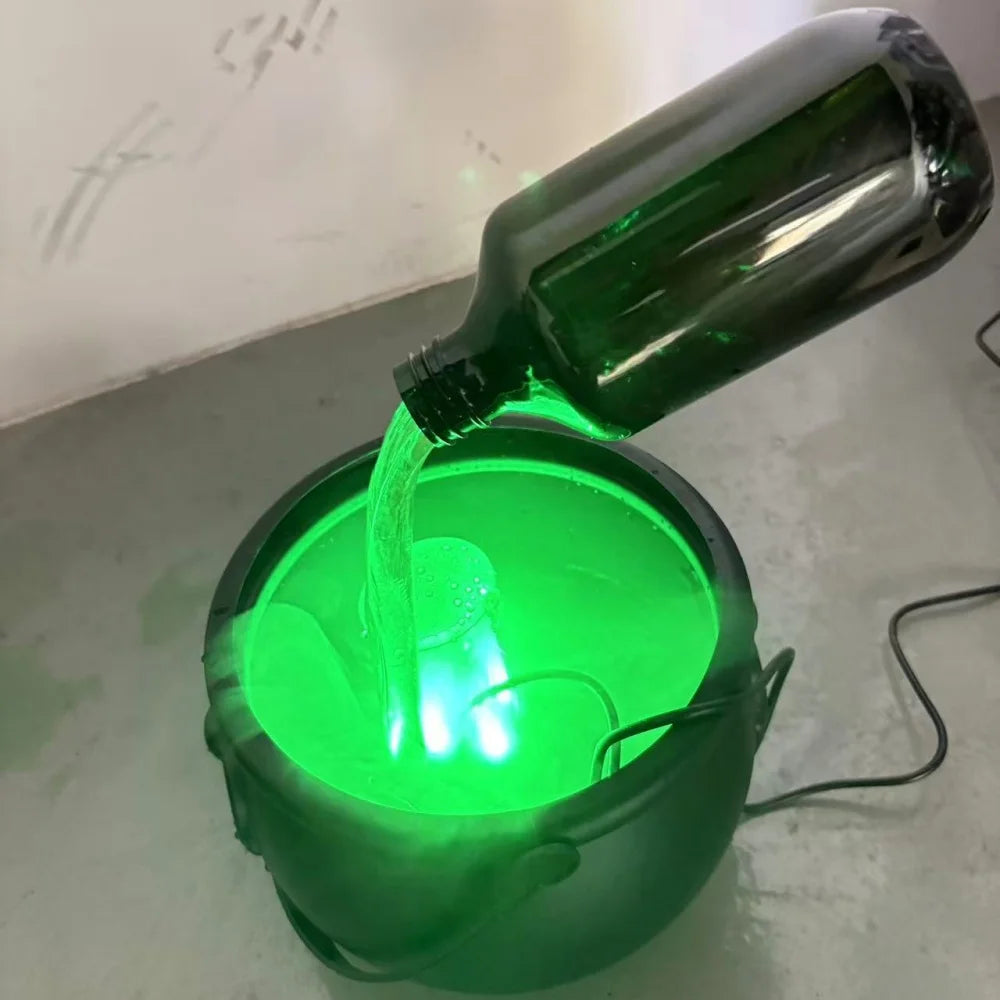 Halloween Black Witch Bowl Magic Float Bottle and Diffuser Horror House Decoration Hocus Pocus Party Scary Props Halloween Decor