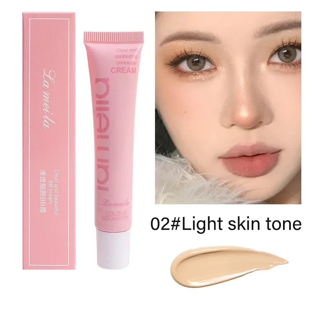 Oil-Control Matte BB Cream Liquid Foundation Waterproof Lasting Full Coverage Acne Spot Dark Circle Concealer Cream Face Makeup