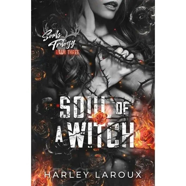 Harley Laroux's Spicy Dark Demon Romance Novel-Soul of a Witch Paranormal Fantasy Paperback Book