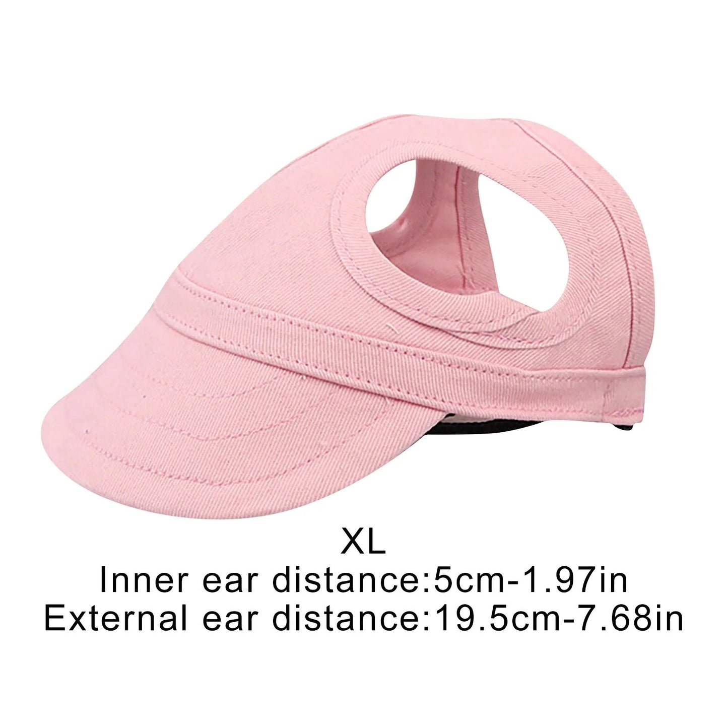 Pet Baseball Cap for Dogs and Cats – Adjustable Sunshade Hat with Ear Holes, Lightweight and Breathable Summer Visor, Stylish Outdoor Headwear - Premium dog cap from Lizard Vigilante - Just $14.99! Shop now at Lizard Vigilante