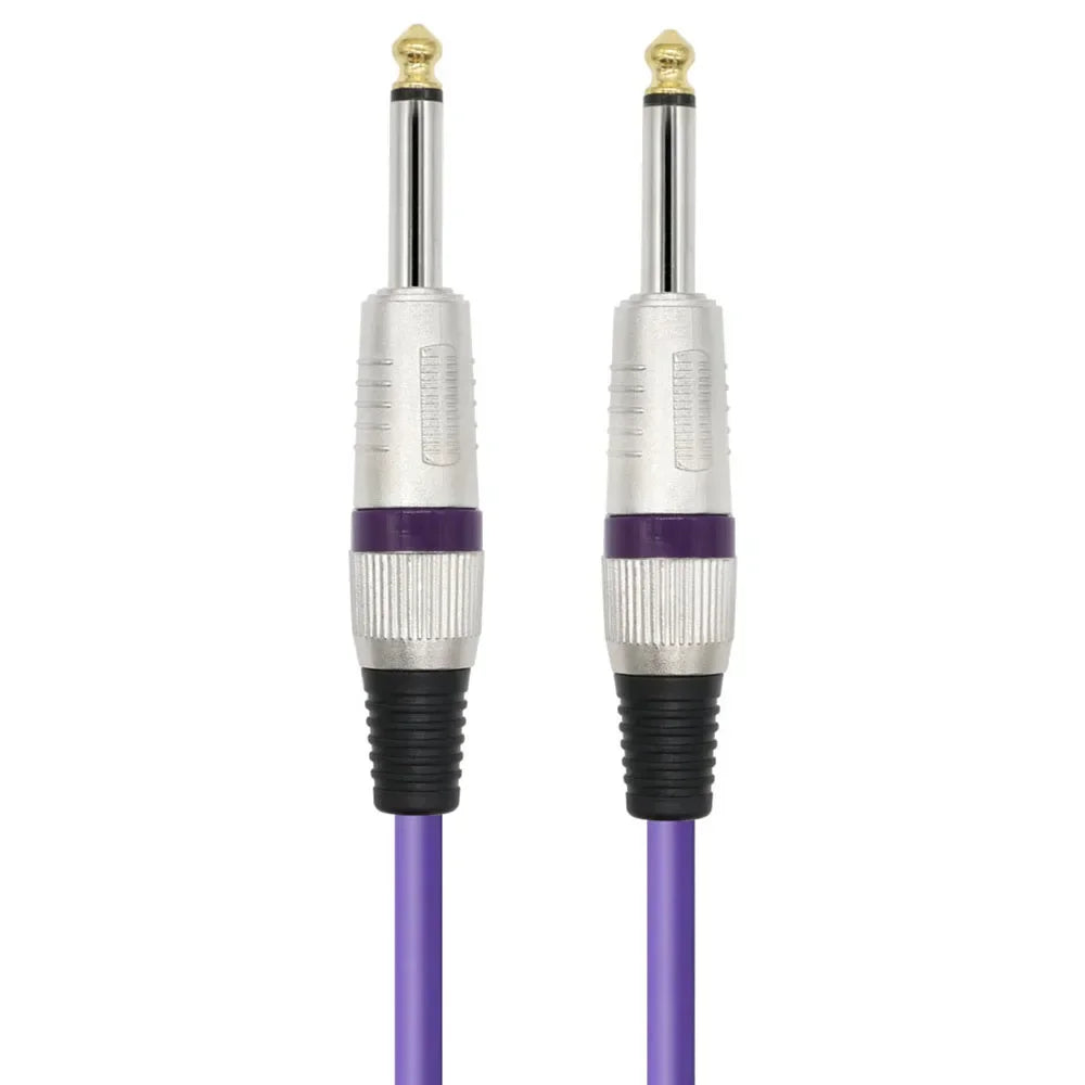 “SIX STRING BULLET” 6.35mm TS Male-to-Male Instrument Cable – High-Fidelity Guitar-to-Amp Audio Cord for Rock Demigods – DREMAKE Pro Series - Premium guitar cables from dsers - Just $43.99! Shop now at Lizard Vigilante