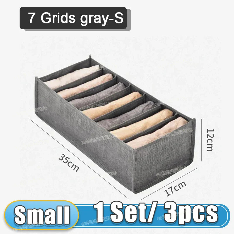 Clothes Storage Box Underwear Bra Organizer Storage Box Wardrobe Organizer Drawers Separator Boxes Home Storage Supplies