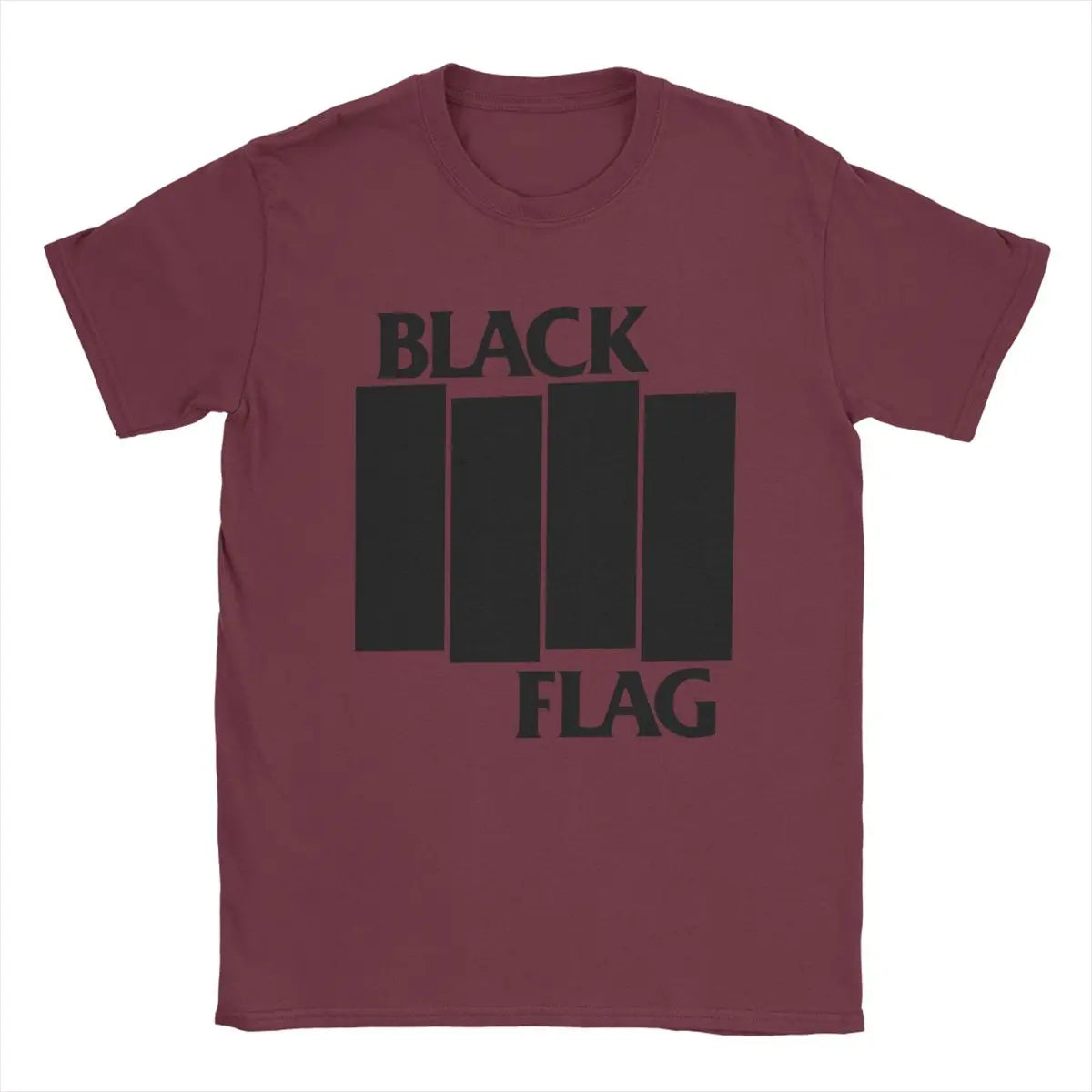 Cool Black Flag Logo T-Shirt – Men’s O-Neck Cotton Tee, Short Sleeve Classic Top, Plus Sizes S-6XL - Premium t-shirt from Lizard Vigilante - Just $21.99! Shop now at Lizard Vigilante