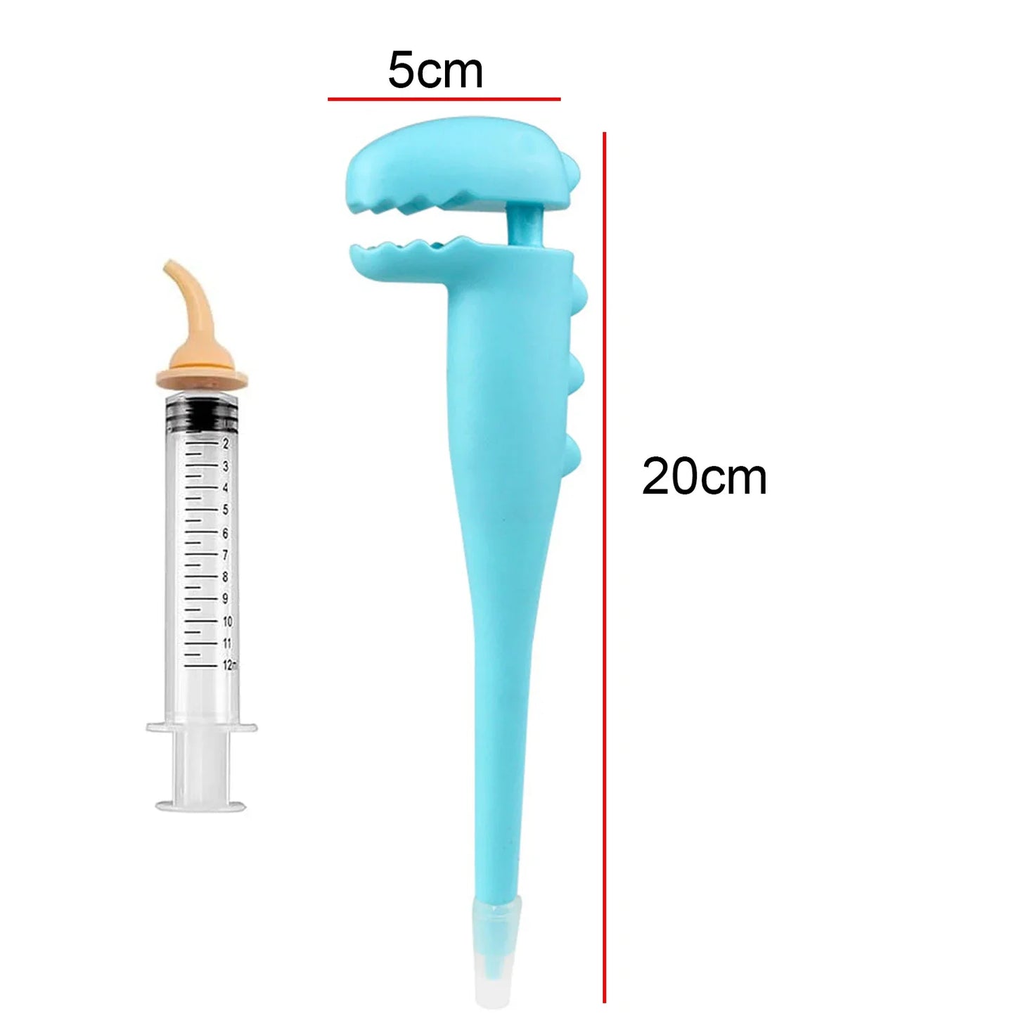 Pet Medication Feeder Cats and Dogs Pet Pill Dispenser Silicone Syringe with Soft Tip Medicinal Pusher for Small Animals