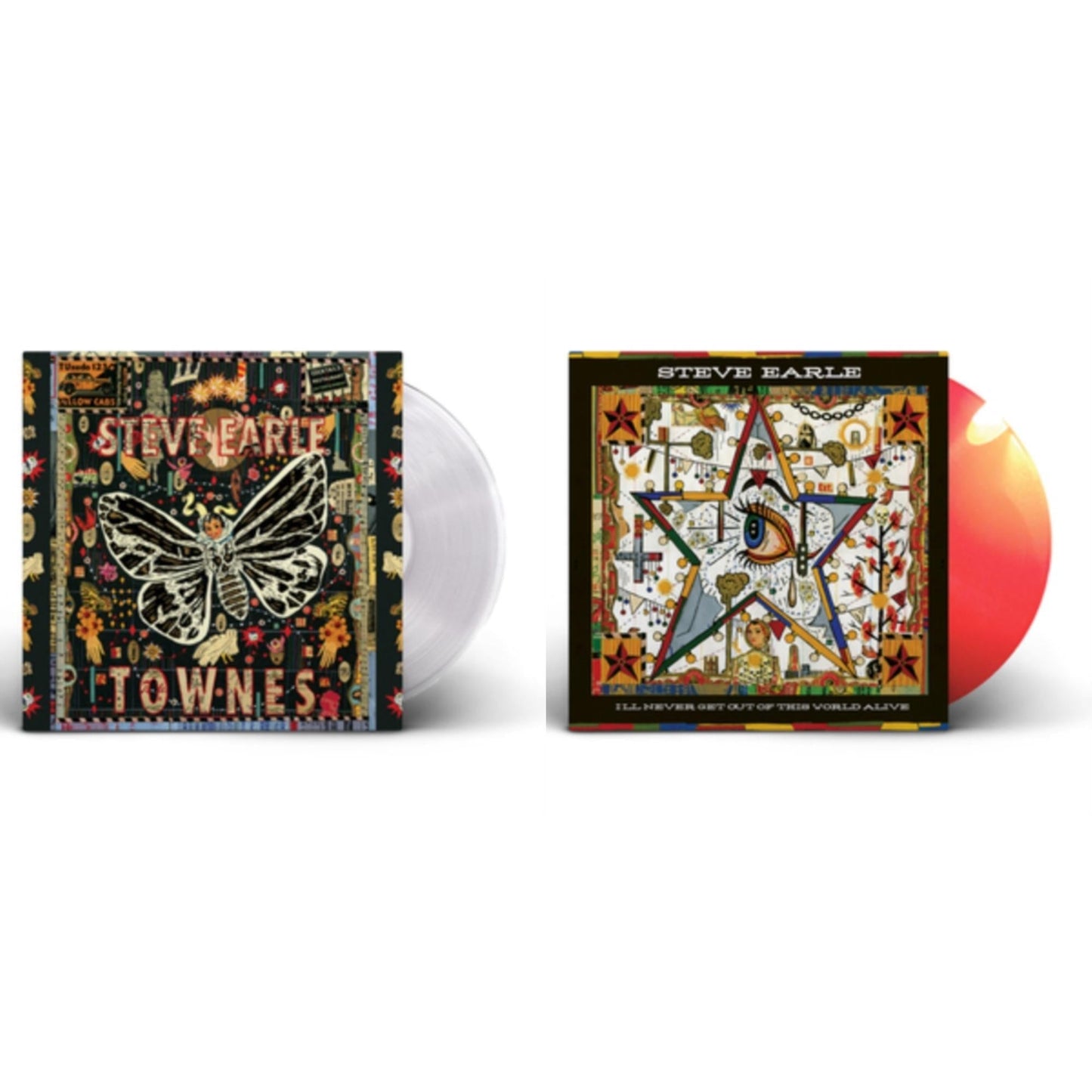 Townes (2LP/Clear Color Vinyl) & I'll Never Get Out Of This World Alive (Orange LP Vinyl)