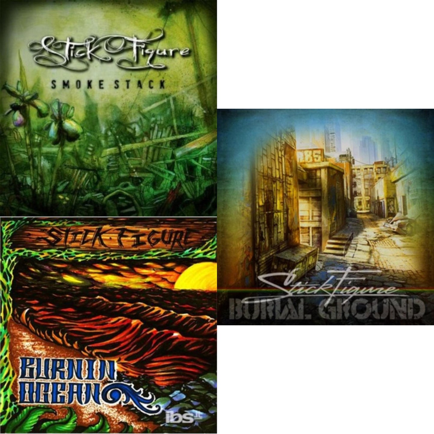 Burnin Ocean & Smoke Stack & Burial Ground