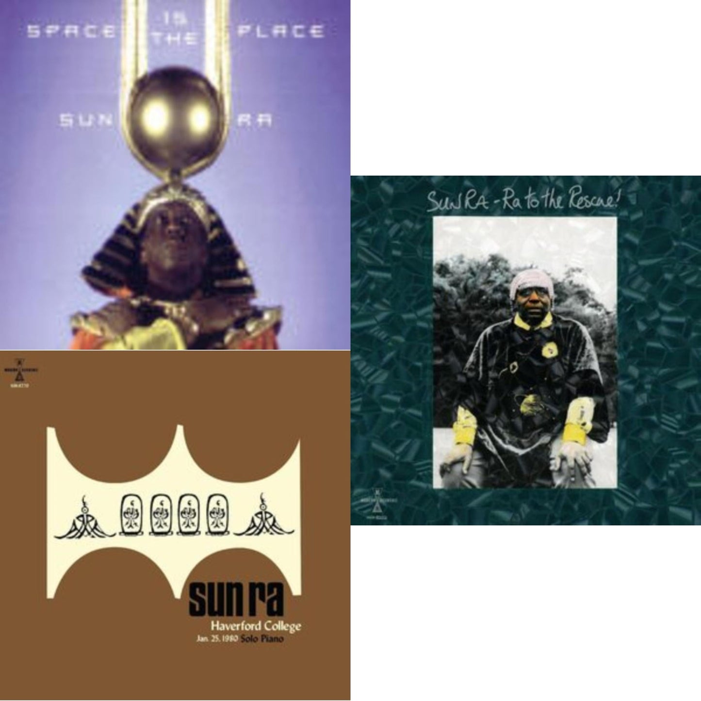 Haverford College, Jan. 25, 1980 & Ra To The Rescue (Translucent Green LP Vinyl) & Space Is The Place (Silver, Gold & Lime Green Vinyl/Blu-Ray/DVD/LP)