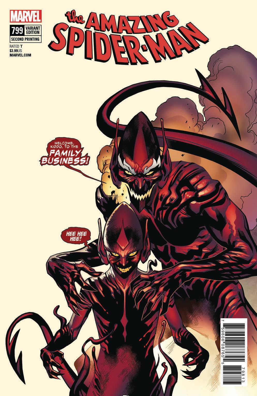 AMAZING SPIDER-MAN #799 2ND PTG IMMONEN VAR LEG 5/30/2018