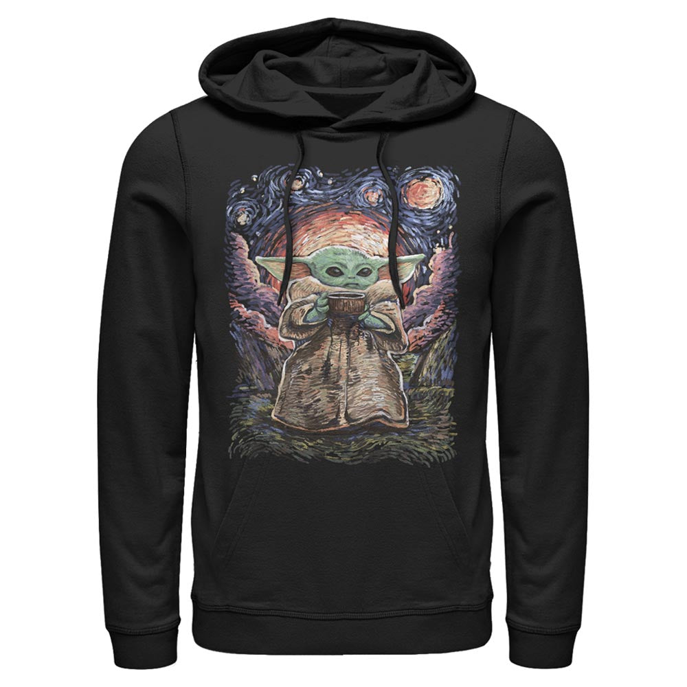 Star Wars Sipping Starries Mens Lightweight Hoodie