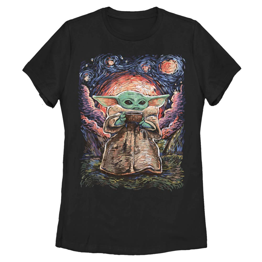 Star Wars Sipping Starries Womens T Shirt