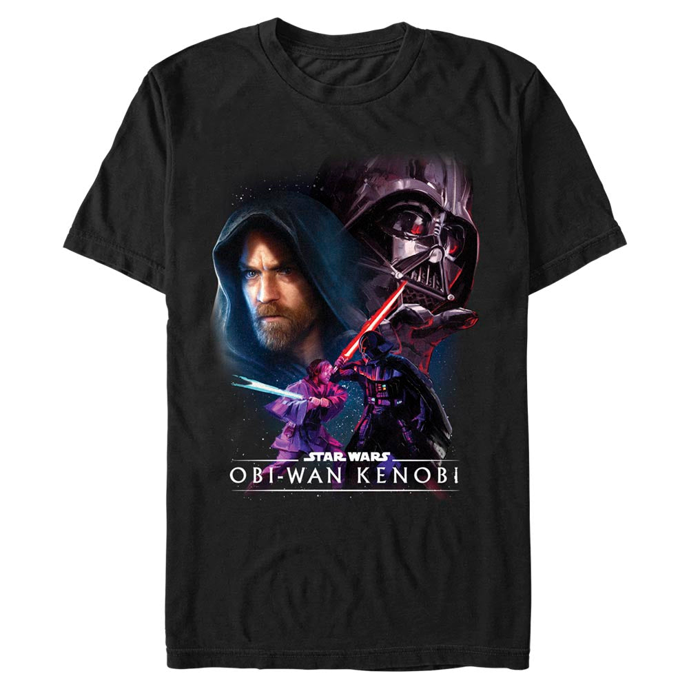Star Wars Big Face Off Mens T Shirt