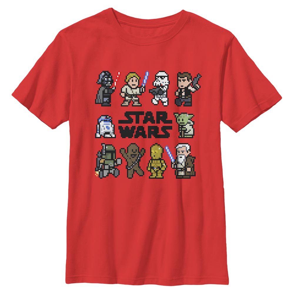 Star Wars Pixel Wars Boys Kids T Shirt