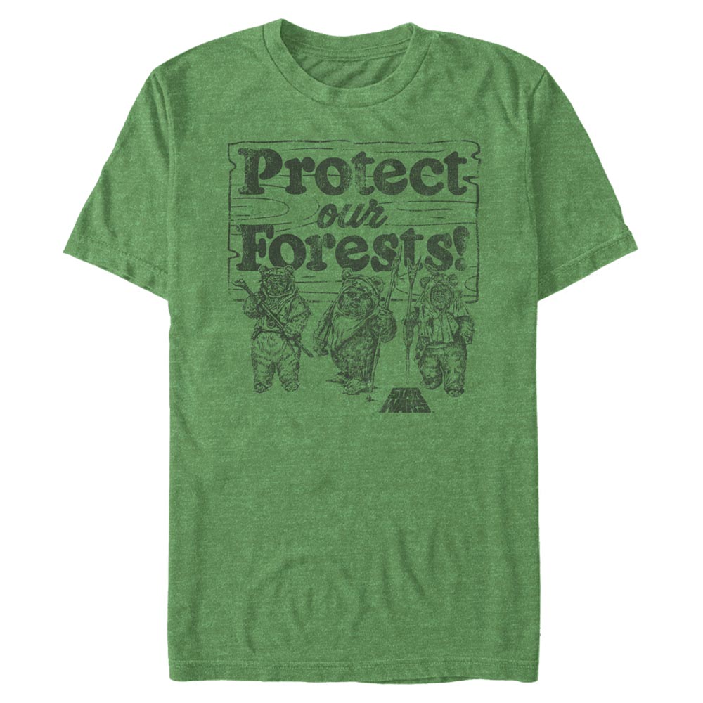 Star Wars Protect Our Forest Mens T Shirt
