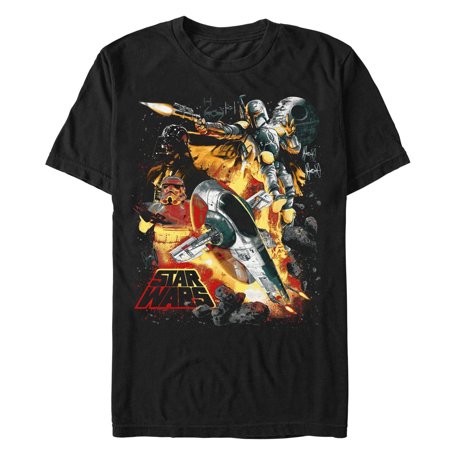 Star Wars Force Hunter Mens T Shirt