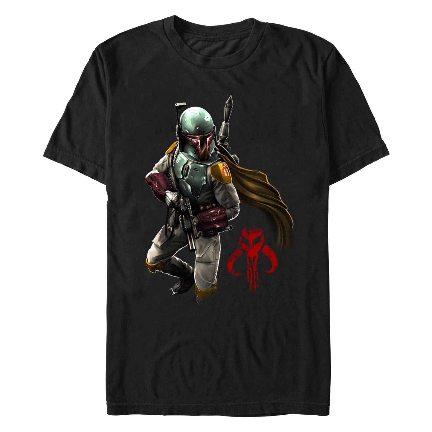 Star Wars Mandalorian Warrior Mens T Shirt