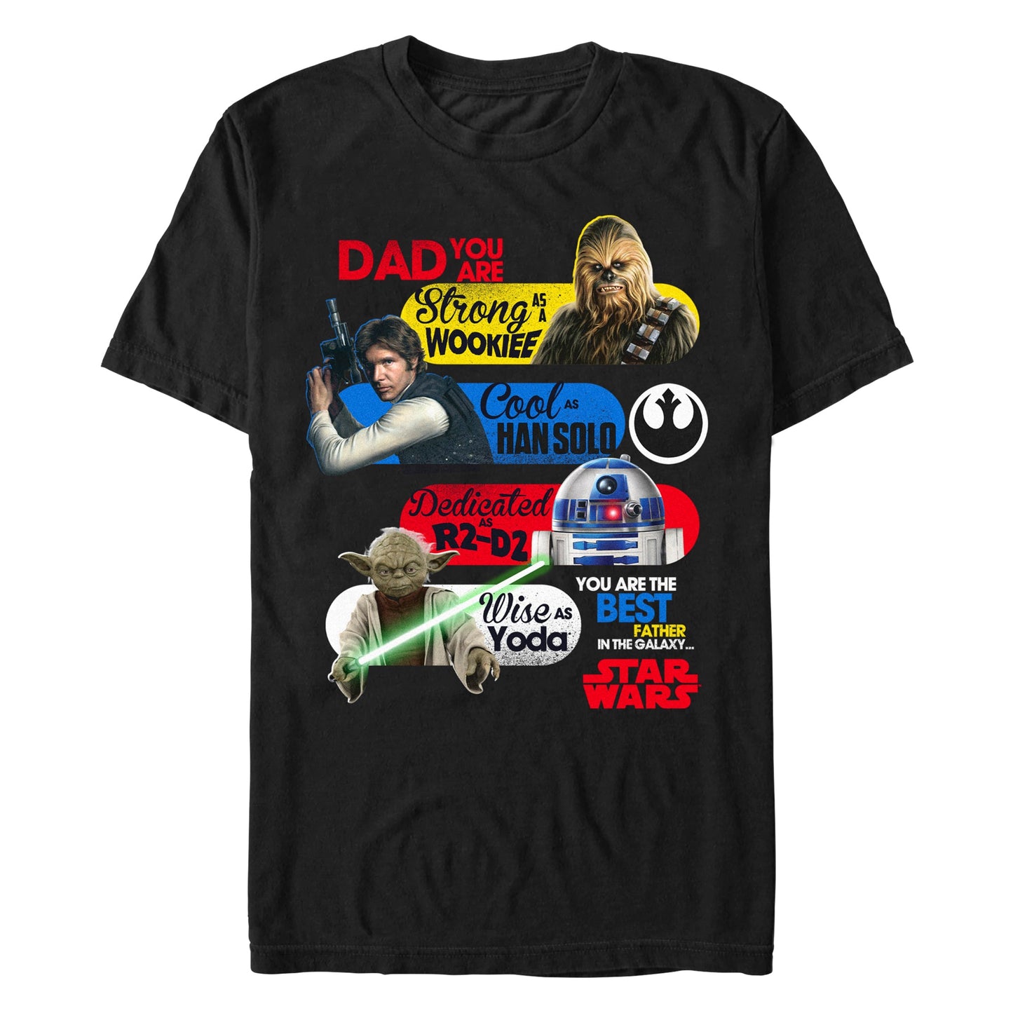 Star Wars Galaxy Dad Mens T Shirt