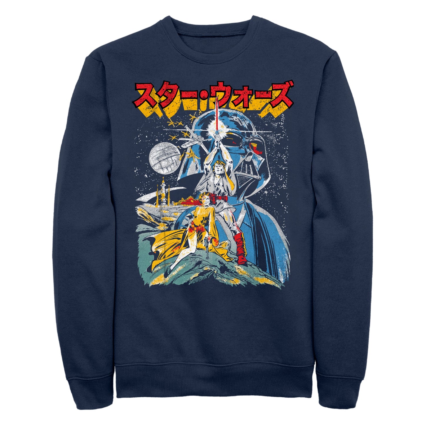 Star Wars Kanji Poster Mens Sweatshirt