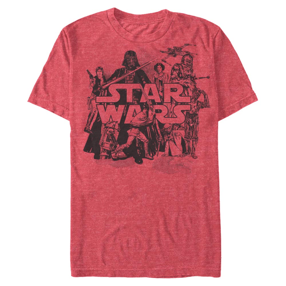 Star Wars Star Collage Mens T Shirt