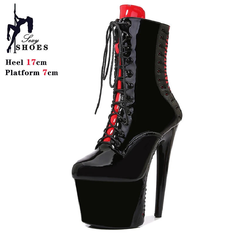 Queenpin Vice Boots — 8" Gothic Platform Fetish Heels for Dominant Nights & Daring Moves