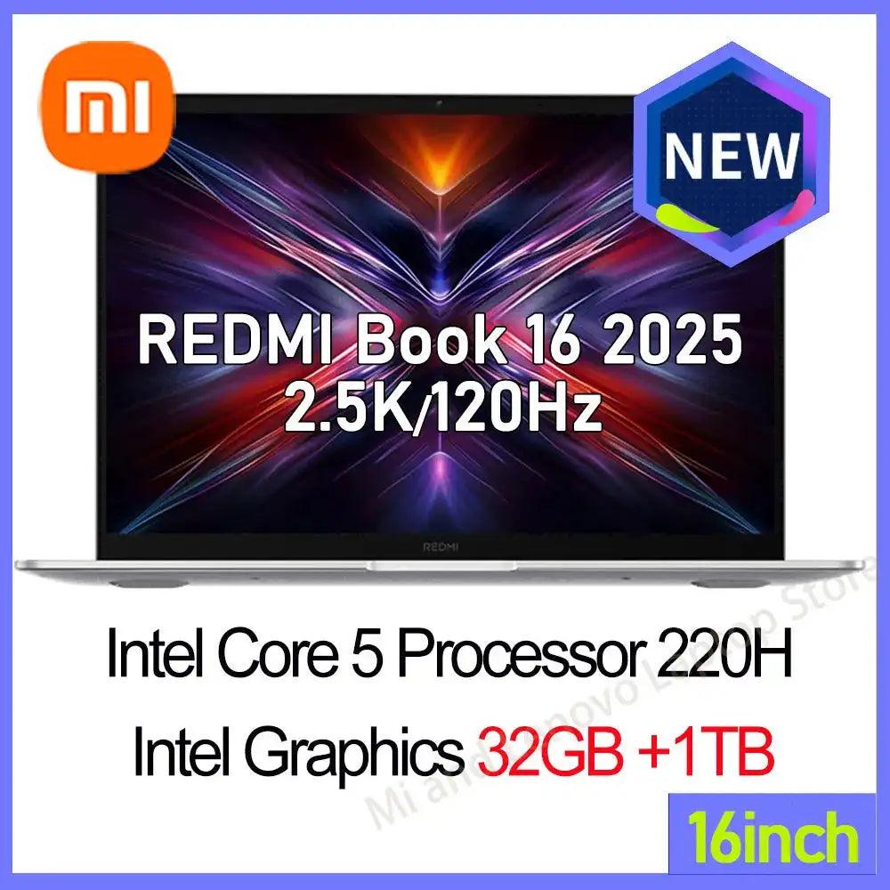 Xiaomi REDMI Book 16 2025 C5-220H 2.5K 120Hz Screen/ REDMI Book 14 2025 C5-220H 2.8K 120Hz Screen