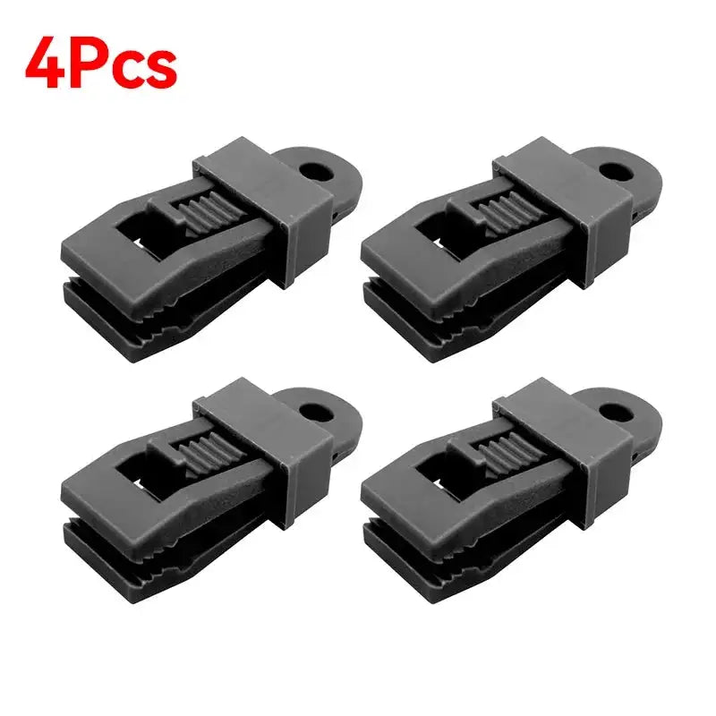 Adjustable Heavy Duty Lock Grip for Tarp Shade Cloth Reusable Clamp for Curtains Windproof Camping Tent Clip Hook Tarpaulin Clip