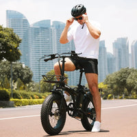 Adult Ebike 20" Fat Tire, 30MPH Speed for Folding Electric Bike, 750W Motor 48V 15AH Battery, E Bicycle with Shimano 7 Speed - Premium ebike from Lizard Vigilante - Just $799.99! Shop now at Lizard Vigilante