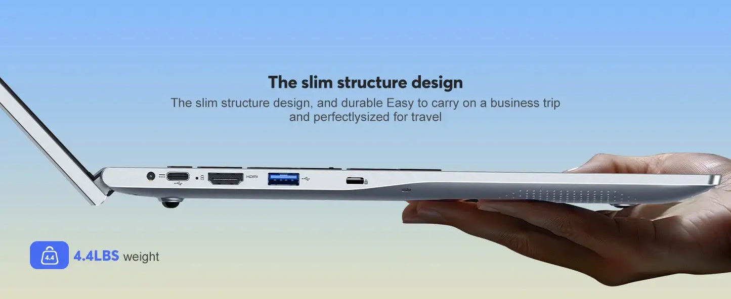 ACEMAGIC Laptop 17.3'' FHD Intel Alder Lake N97 up to 3.6GHz 16GB DDR4 512GB SSD with Windows 11