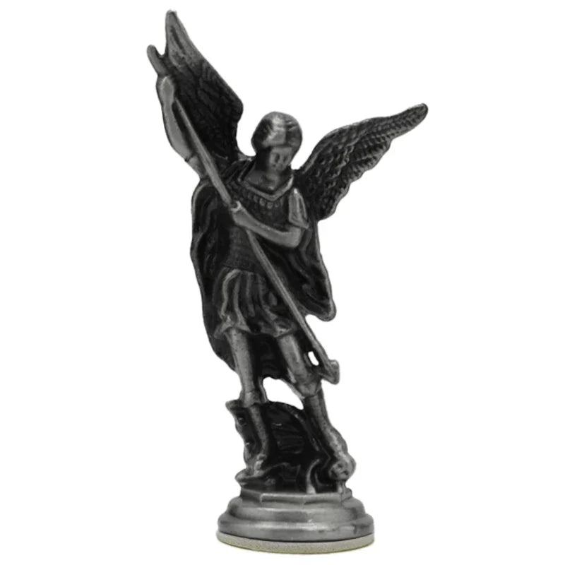 Metal Statue for Tabletop Decoration, Modern Crafts for Centerpieces, Office Ornaments, Religious Guardian Decorations, Photo