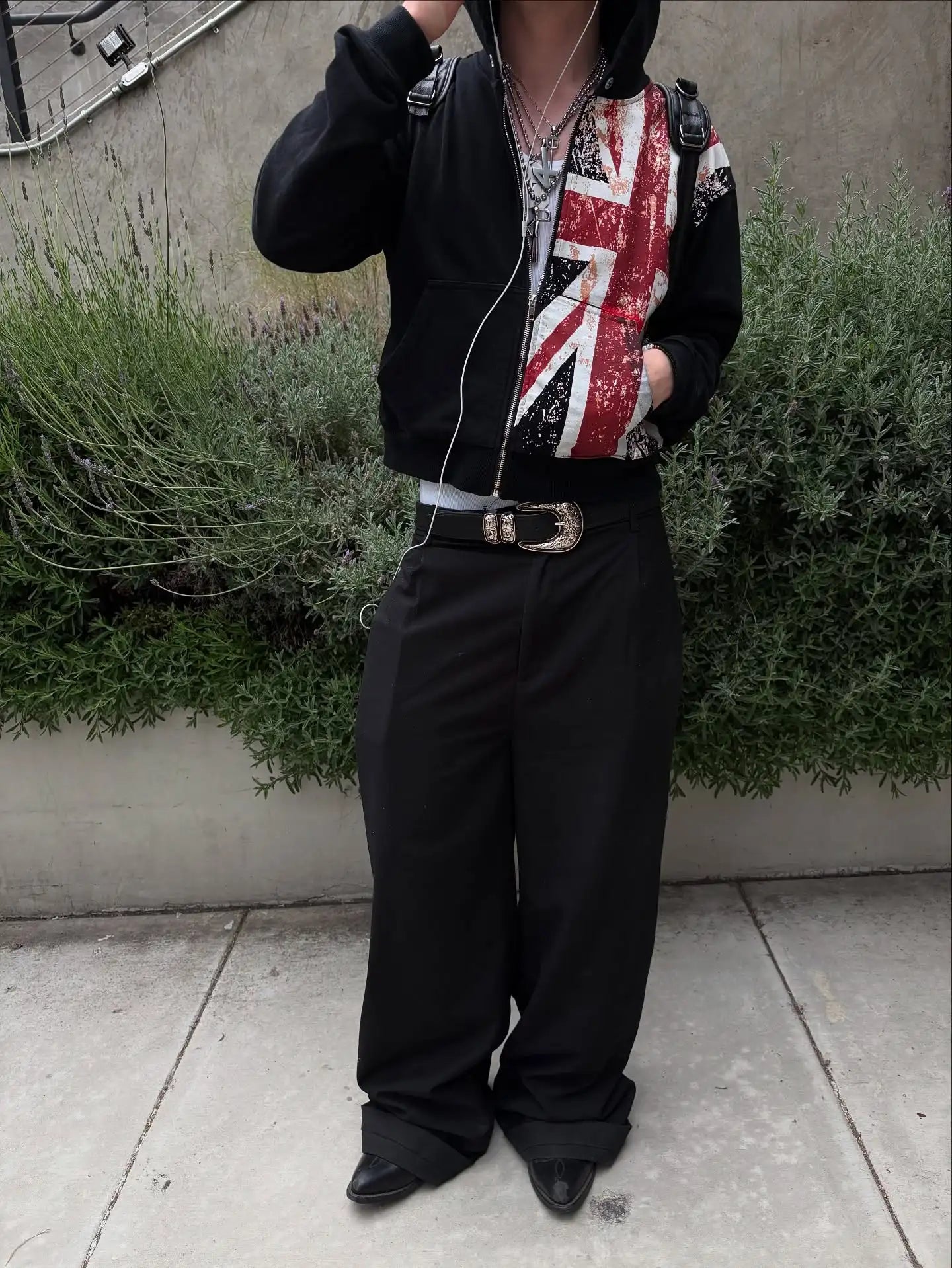 Anarchy In The Hoodie – British Flag Y2K Oversized Gothic Zip-Up Sweatshirt, Harajuku Street Chaos Edition 🇬🇧🔥