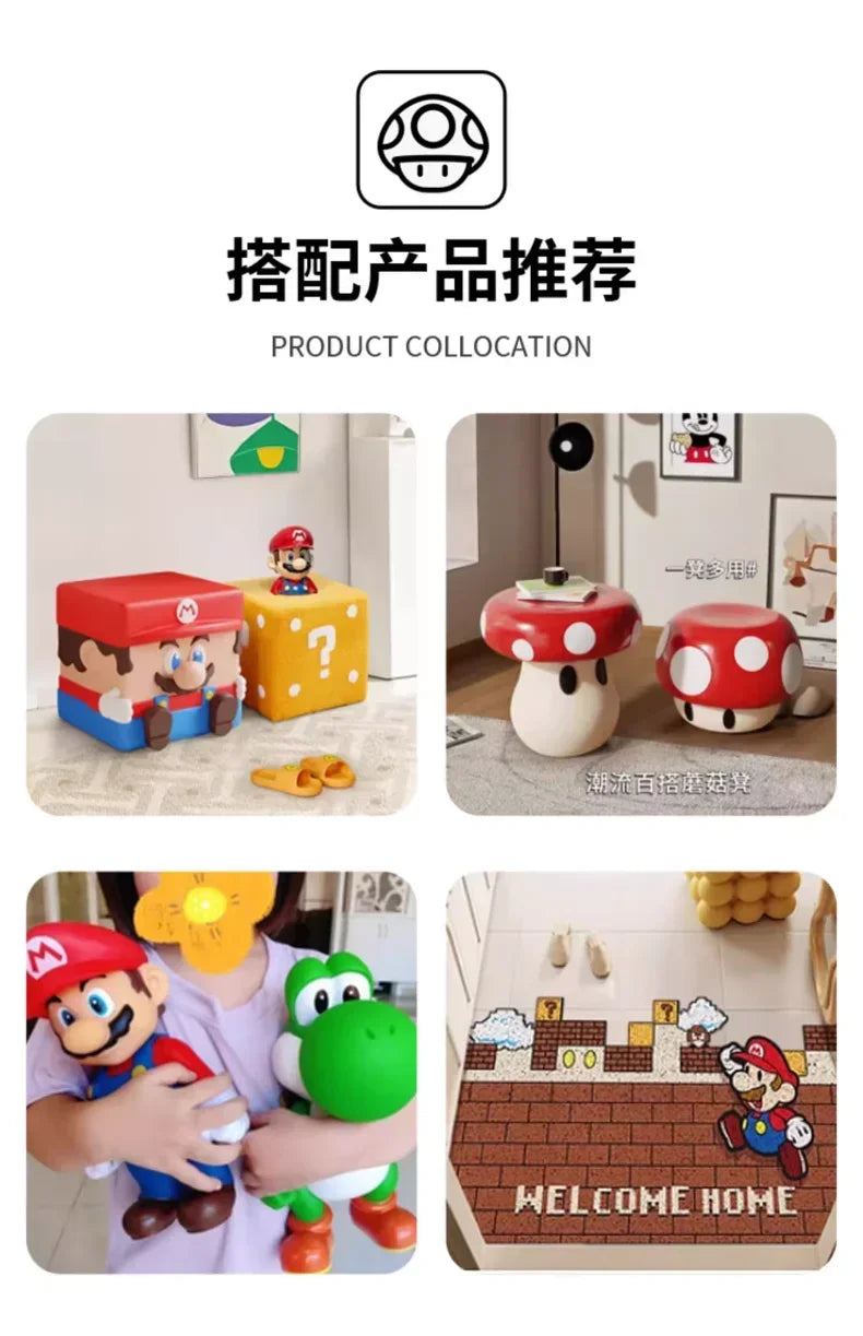 MarioStool: The Bedside Riff Rack – Cartoon Chaos Table for Loud Living & Sofa-Shred Legends - Premium table from dsers - Just $606.66! Shop now at Lizard Vigilante